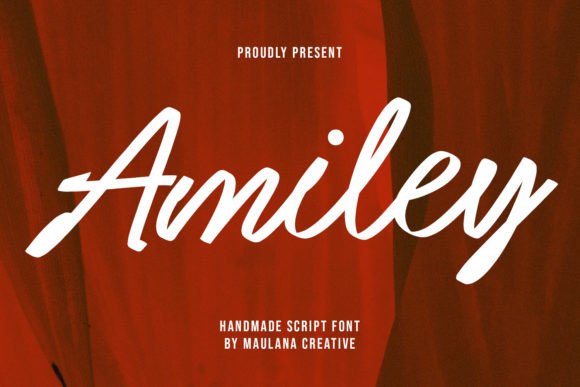 Amiley: A Handmade Script Font for Creative Web Design