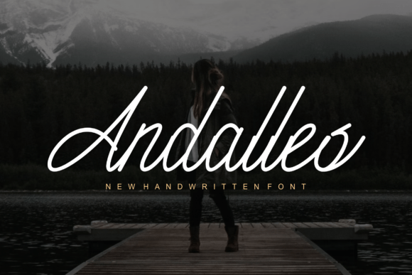 Andalles: A Handwritten Font for Editorial Elegance