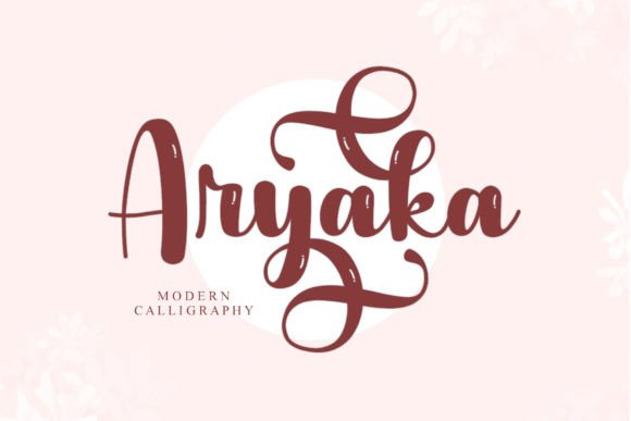 Aryaka: A Modern Calligraphy Font for Web Design