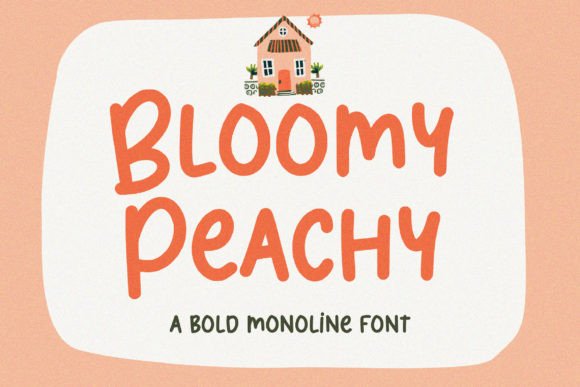 Bloomy Peachy: A Delicate Script for Elegant Designs