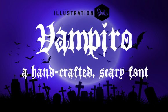 Bring Elegance to Your Handmade Creations with Vampiro Font