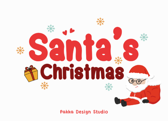 Capture Holiday Magic with Santa’s Christmas Font