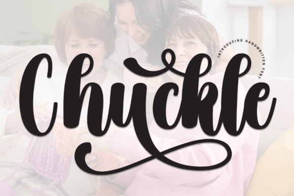 Chuckle: A Handwritten Font for Elegant Web Design