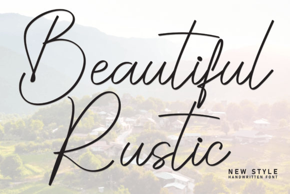 Discover Beautiful Rustic: A Charming Handwritten Font