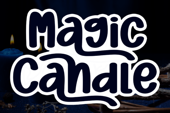 Discover Magic Candle: A Handwritten Font for Elegant Branding