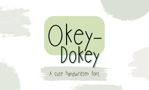 Discover Okey-dokey: A Charming Handwritten Font for Your Editorial Projects