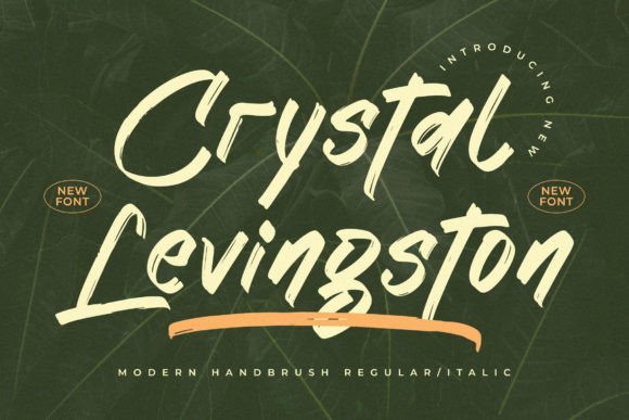 Elevate Your Editorial Design with Crystal Levingston Font