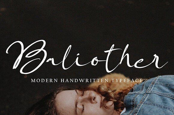 Enhance Your Brand with Baliother: A Modern Handwritten Font