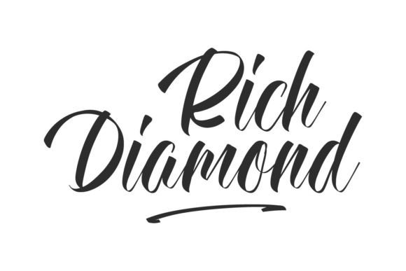 Enhance Your Web Design with Rich Diamond Font