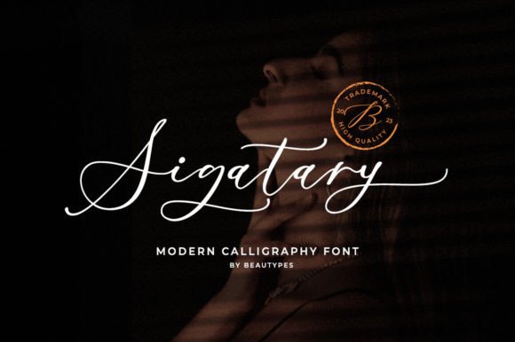 Enhance Your Web Design with Sigatary, a Modern Calligraphy Font