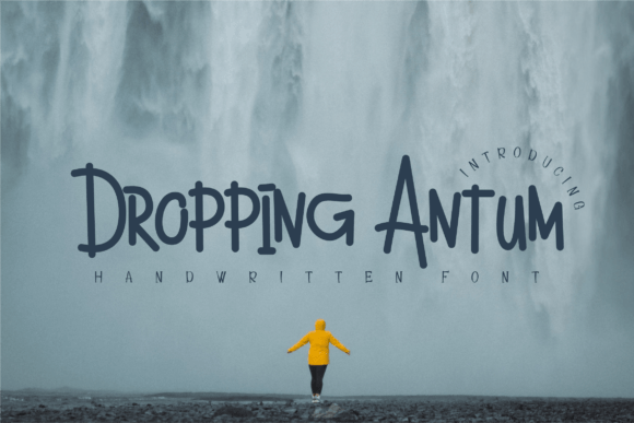 Enhancing Web Design with Dropping Antum Font