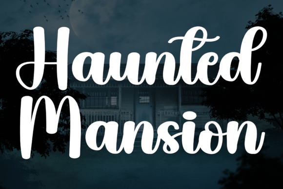 Haunted Mansion: A Friendly Handwritten Font for Web Design