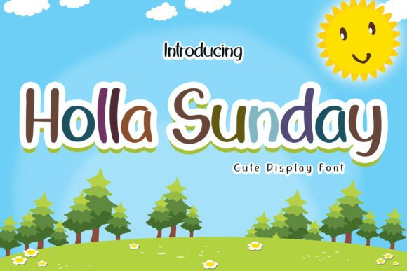 Holla Sunday: A Charming Handwritten Font for Crafters