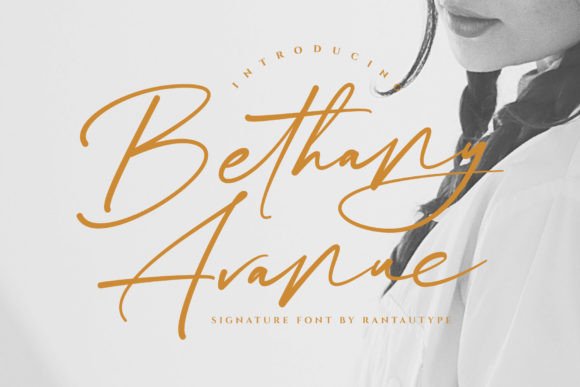 Introducing Bethany Avanue: A Modern Handwritten Font