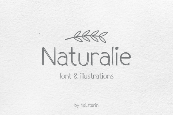 Naturalie: A Script Amp Font for Elegant Branding