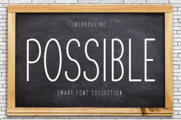 Possible: A Bold and Cool Handwritten Font for Modern Web Design