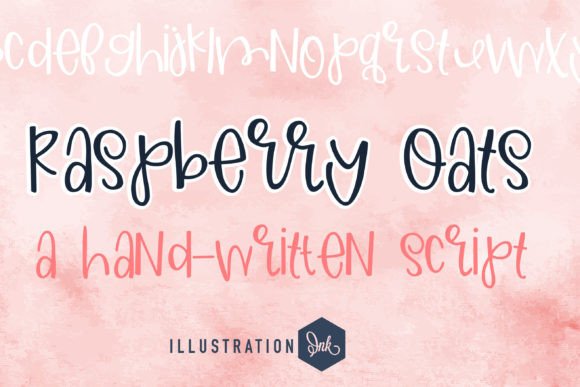 Raspberry Oats: A Hand-Crafted Font for Creative Makers
