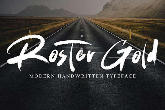 Roster Gold: The Perfect Handwritten Font for Crafters