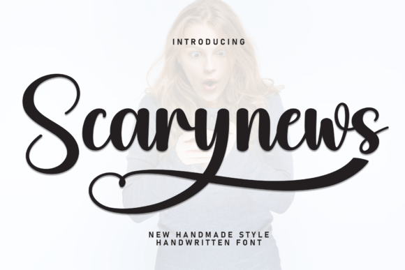 Scarynews: The Handwritten Font for Modern Marketers