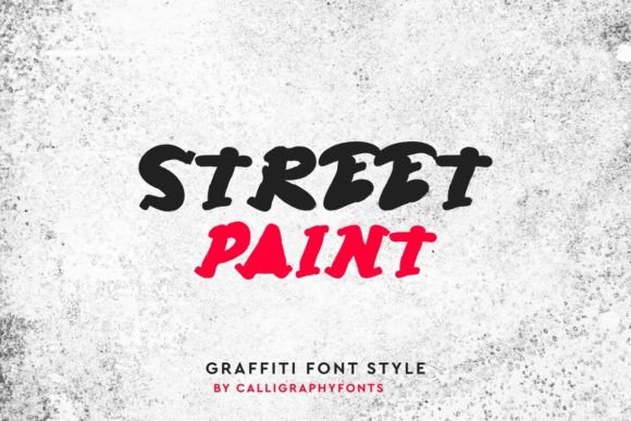 Street Paint: A Bold Graffiti Font for Web Design