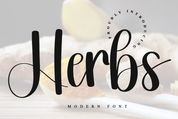 Transform Your Brand with Herbs: A Refined Script Font