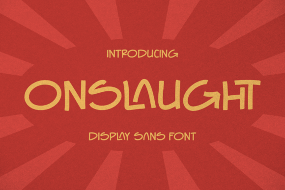Transform Your Brand with Onslaught: A Versatile Display Font