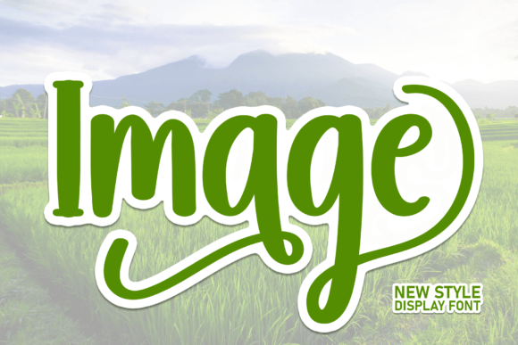 Transform Your Brand with the Charming Image Font