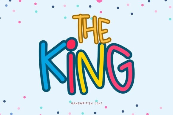 Transform Your Brand with The King: A Charming Handwritten Font