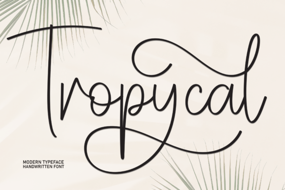 Transform Your Brand with Tropycal: A Premium Script Font