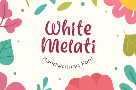 White Melati: A Graceful Script for Elegant Projects