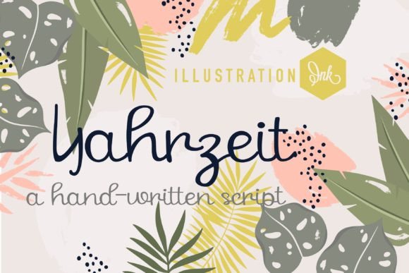 Yahrzeit: A Hand-Crafted Script Font for Web Design